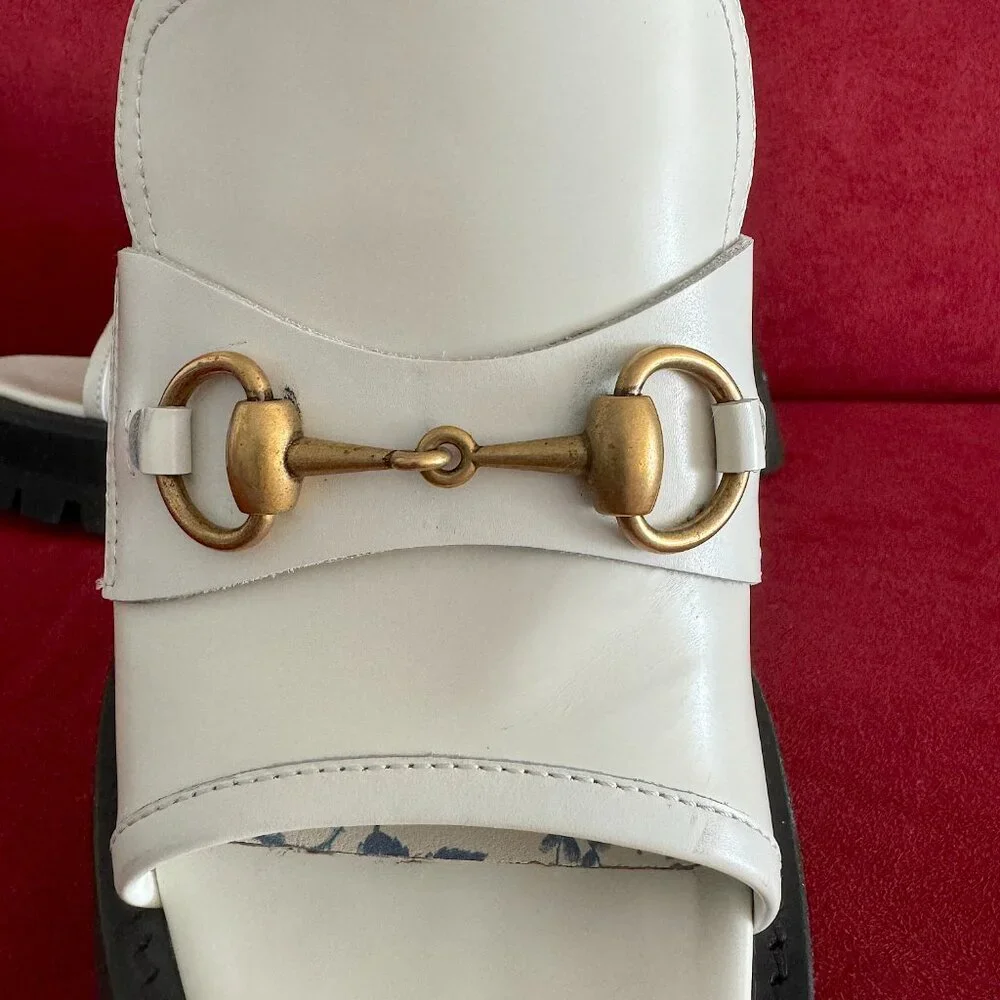 Gucci Platform Sandals Women Size 37 - Picture 10 of 14